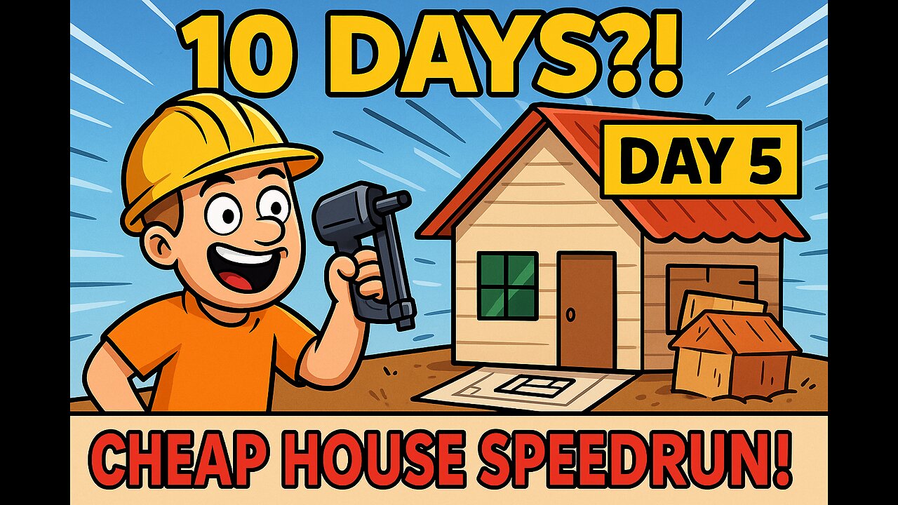 10-Day Home Build! Affordable House Construction Step-by-Step Cheap & Fast: Full House Build