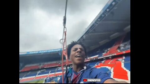 ishowspeed goes on PSG stadium tour