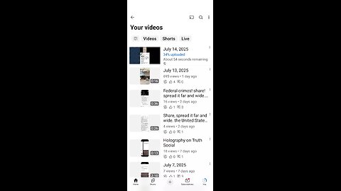 Holography on YouTube