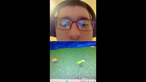 Playing Minecraft