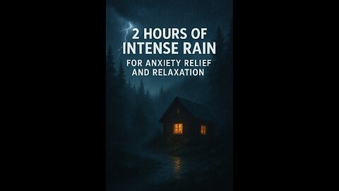 🌧️ "2 Hours of Heavy Rain – Pure Relaxation"