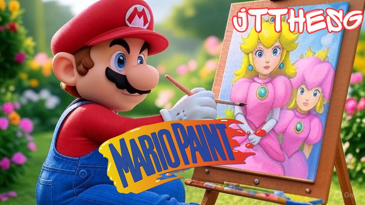 LIVE Replay - Chillin' while Paintin' [Mario Paint] #RumbleTakeover