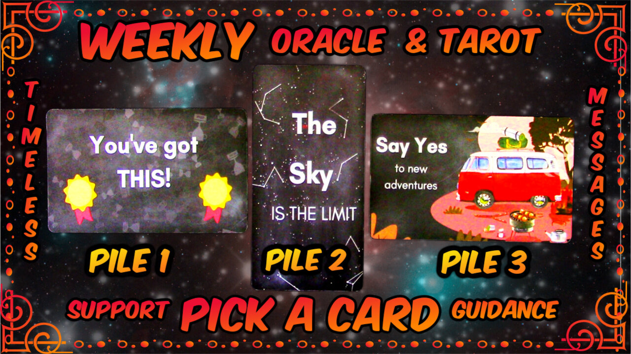 Pick A Card Oracle & Tarot🕛Timeless Messages From The Universe 🌌 Weekly Guidance & Support😄🎁🤍🌼
