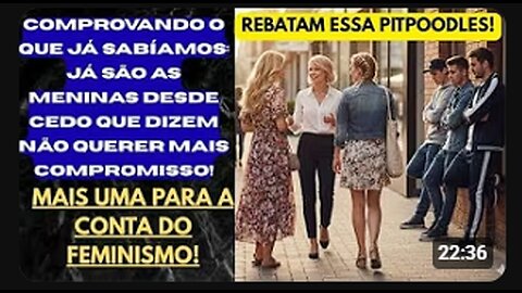 ESPECIALMENTE PARA OS "PITPOODLES": MENINAS QUEREM CASAR MENOS QUE OS MENINOS!