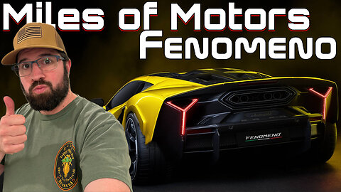 Lamborghini Fenomeno’s Jaw-Dropping Design: 1,080 HP Hypercar Unveiled! | Miles of Motors
