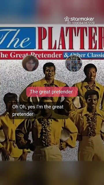 Great Pretender. Platters & F Mercury Song. ( Queen Mercury ). Steffie Girl & Grant³³3