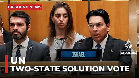 UN backs two-state solution in overwhelming vote
