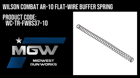 Wilson Combat AR-10 Flat-Wire Buffer Spring - WC-TR-FWBS37-10