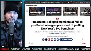 FBI Thwarts New Years TERROR PLOT, Pro Palestine Group Accused | Tim Pool