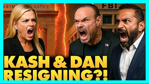 Kash Goes THERMONUCLEAR Joins Bongino In Resigning from FBI if Bondi Stays | Epstein DISASTER