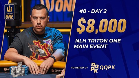 Live : $8K NLH Triton ONE Main Event – Event #8, Day 2 | JEJU II 2025