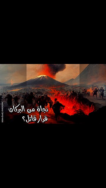 نجاة من البركان: هل اتخذوا القرار الصحيح؟️