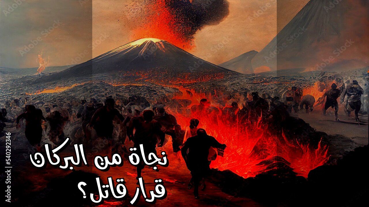 نجاة من البركان: هل اتخذوا القرار الصحيح؟️