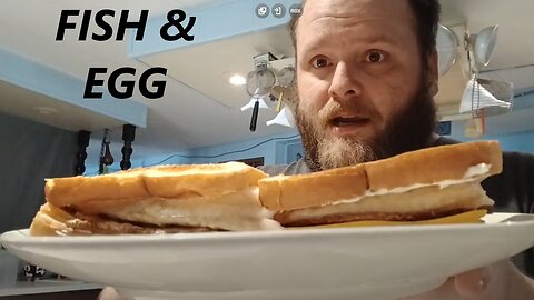 1st "Terrible Cooking" Video | Fish and Egg Sammich's