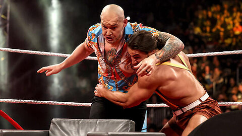 Happy Corbin and Madcap Moss brawl on the latest episode of “Happy Talk”: April 8, 2022 @wwefree