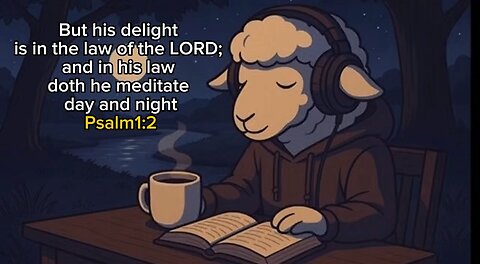 Psalm 1:2 — “Meditation Day and Night” (Night Version) | LofiPsalm | Gentle Scripture Meditation