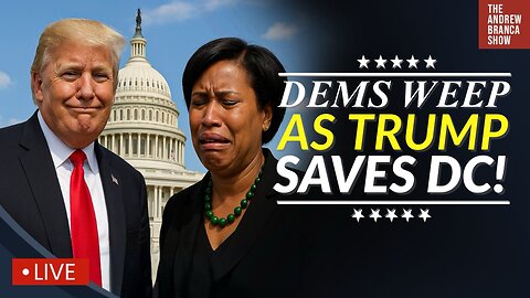 Trump Saves Washington DC from Criminal-Loving Chaos Dems!