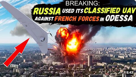 Russia's Latest Classified UAV Buried Fifty FRENCH Mercenaries ALIVE under the Rubble of DORMITORY