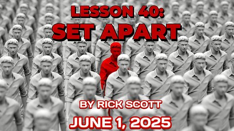 Moriel Kids Lesson 40: Set Apart (Holy)