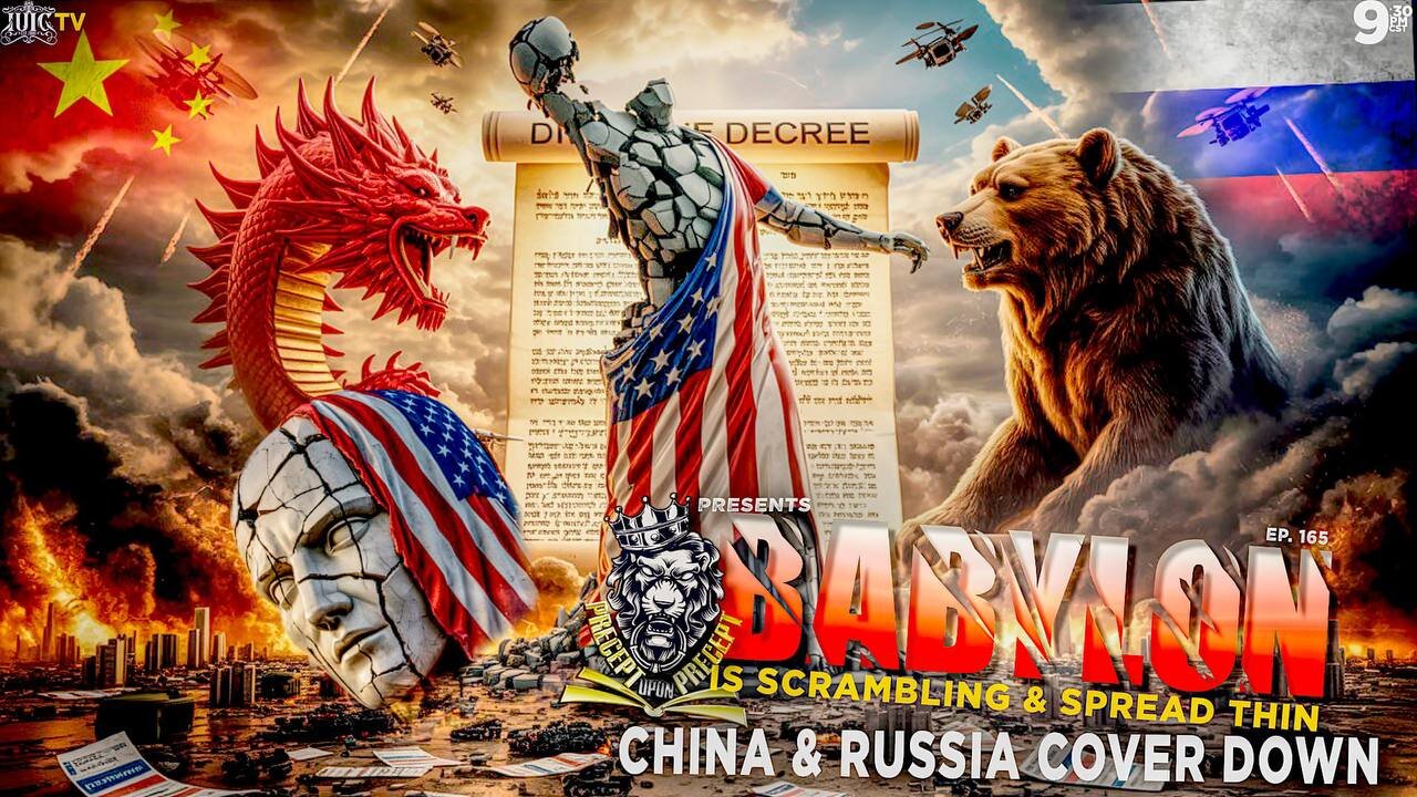 PRECEPTUPONPRECEPT: BABYLON IS SCRAMBLING AND SPREAD THIN: CHINA AND RUSSIA COVER DOWN!