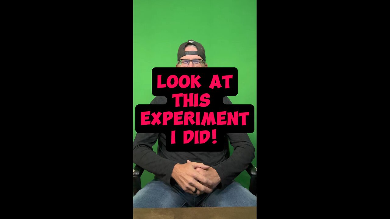 Look At This Experiment I Did 👀