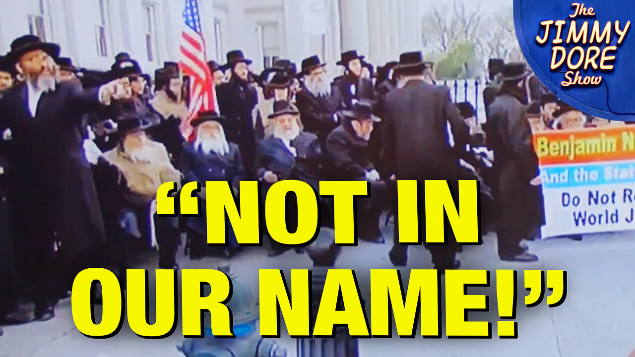 Orthodox Jews Protesting AGAINST Israel! w/ Norman Finkelstein
