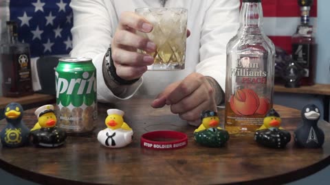 Stephen Baker - Evan Williams Peach Whiskey & Sprite Vanilla Frost
