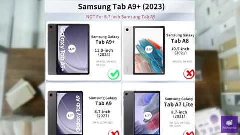 CACOE Case for Samsung Galaxy Tab A9+ Plus 11 Inch 2023 (SM-X210/X216/X218) with