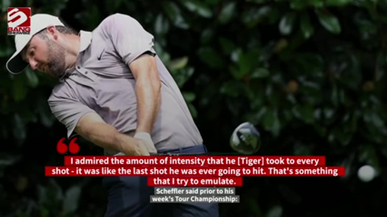 Scottie Scheffler recalls how Tiger Woods changed his approach to golf