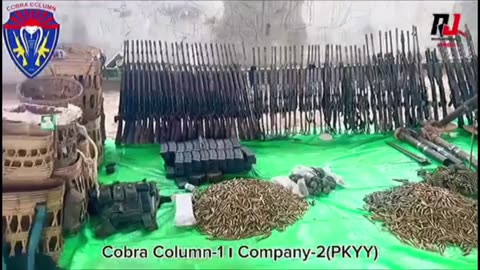 🪖📦 Myanmar War | Cobra Column Captures Myanmar Army Weapons at Ukrithla Camp | RCF