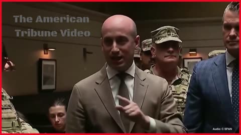 "STUPID WHITE HIPPIES": Stephen Miller COOKS Demented Protestors Mad At End Crime In D.C.