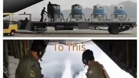 ケムトレイル 散布作業中の飛行機の内部はこんな感じです