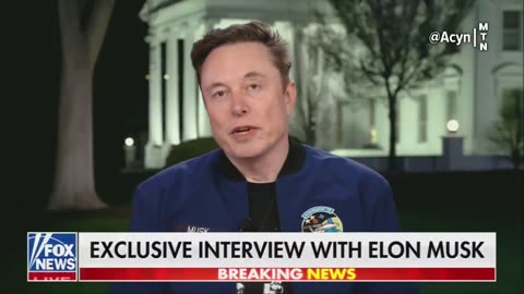 Elon Musk: "If we weren't succeeding in getting rid of corruption and waste, they wouldn't care."
			