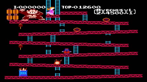 Donkey Kong Wii Virtual Console Game A Level 1