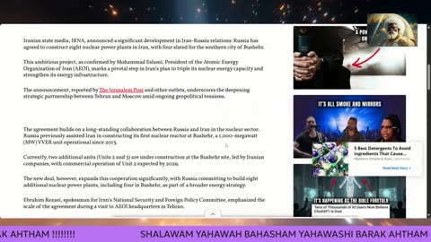 Prophecy Watch: Russia helps construct Iranian Nuclear Plant #UNITEDFRONT #W.W.3.ALERT