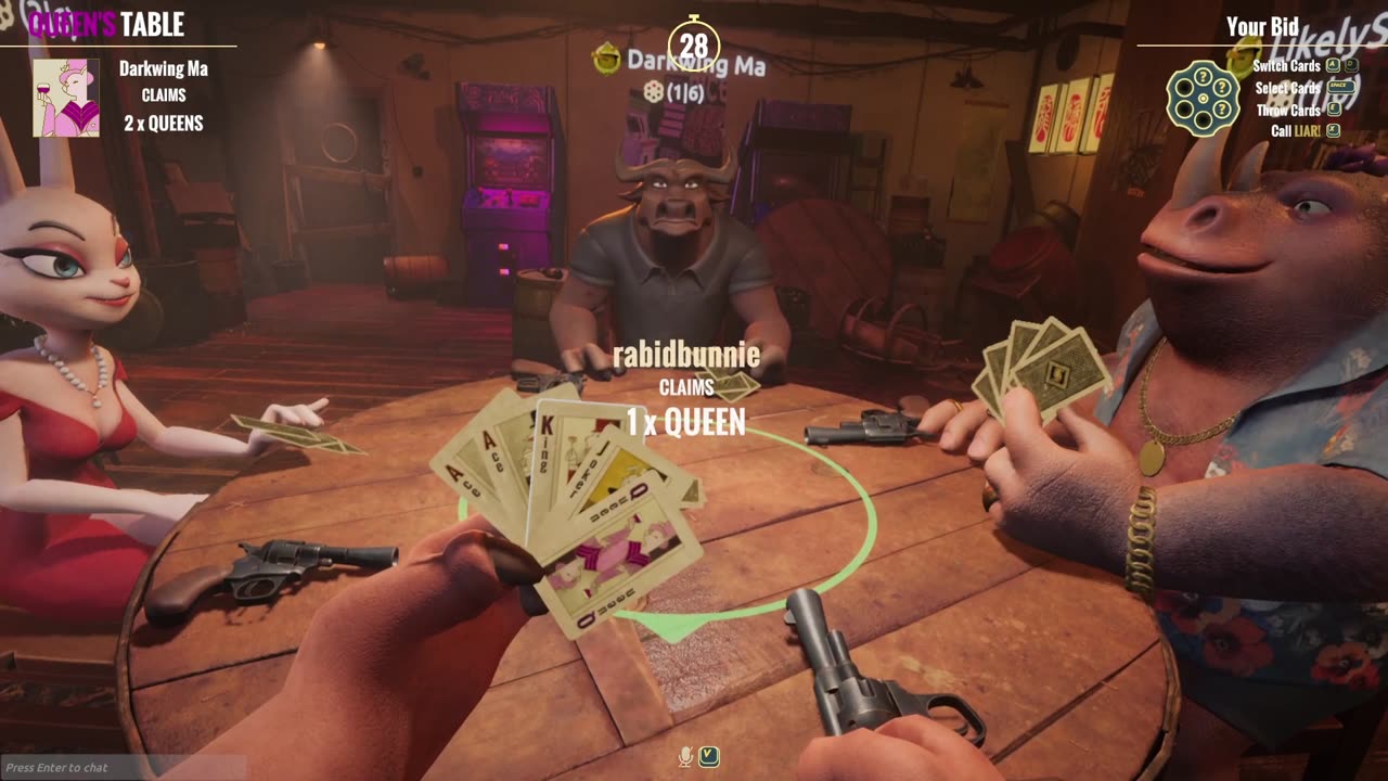 We played Liars bar, and Loved it. Epi. 5