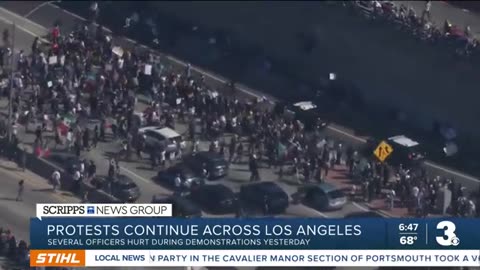 President Trump calls in National Guard for LA immigration protests.