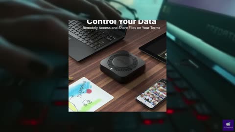 AMBER X Smart Personal Cloud Storage Device Data and Media Files, Built-in 512GB