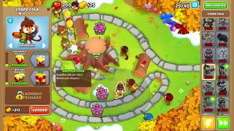 Bloons TD 6 Tree Hole Easy Round 29
