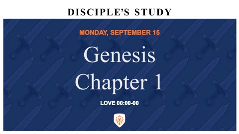 Genesis Chapter 1