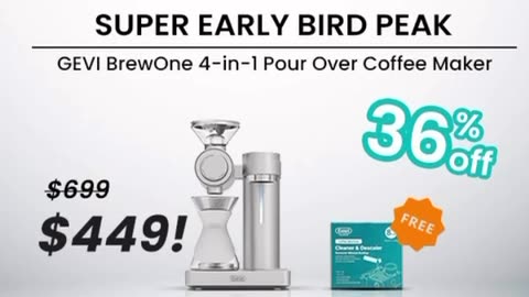 GEVI E - xclusive sale "Brew Perfection, Every Time! ☕✨ enjoy café-style coffee every day! ✅