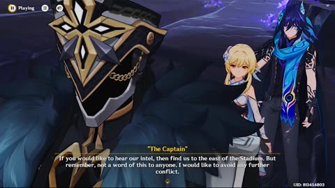 Traveler and The Captain inside Night Kingdom 4