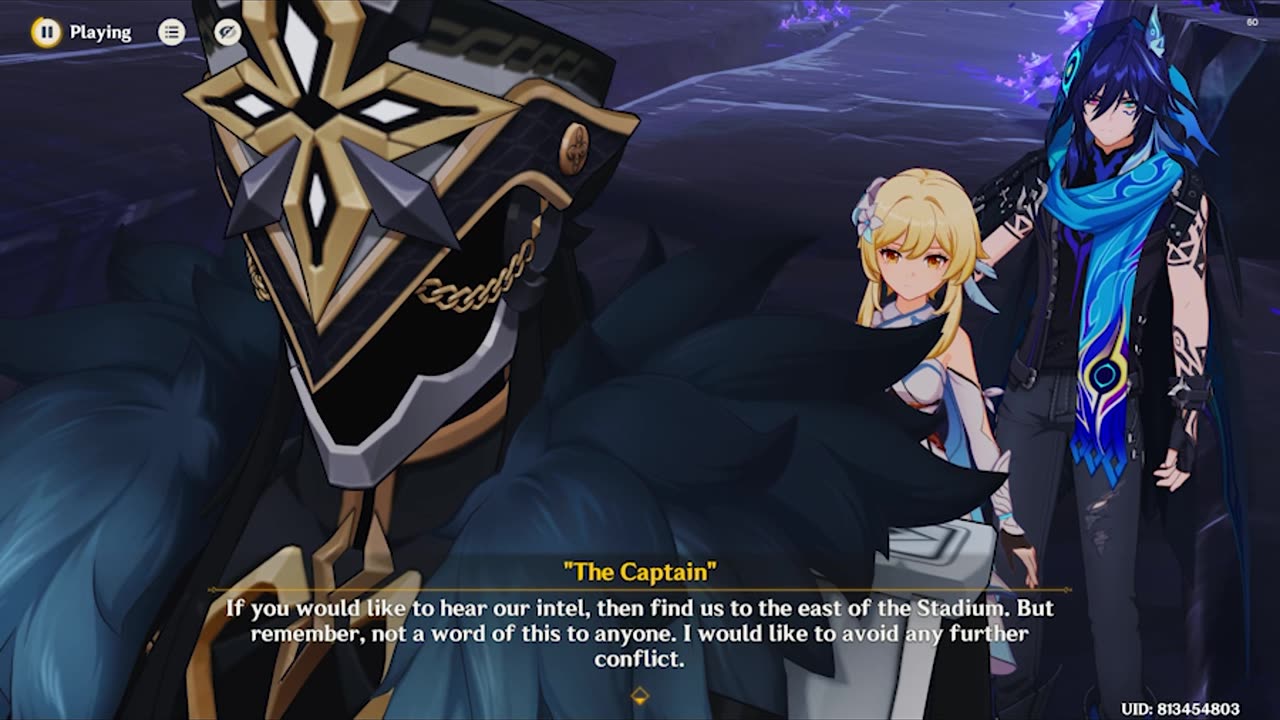 Traveler and The Captain inside Night Kingdom 4
