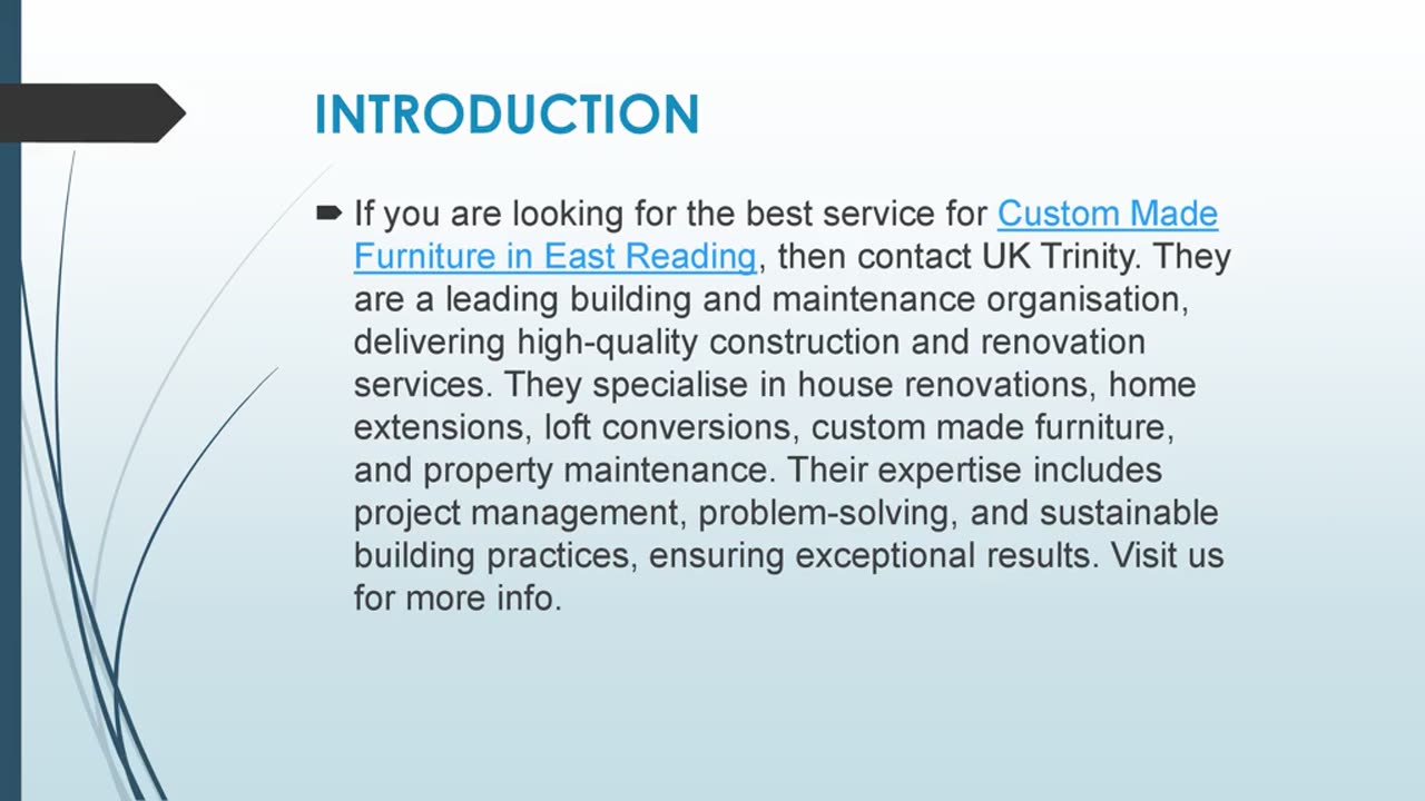 Best Custom Made Furniture in East Reading