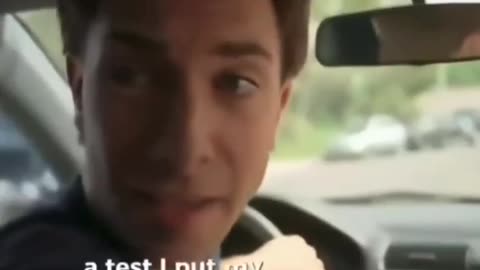 He was lucky to pass the test 😂😂😂