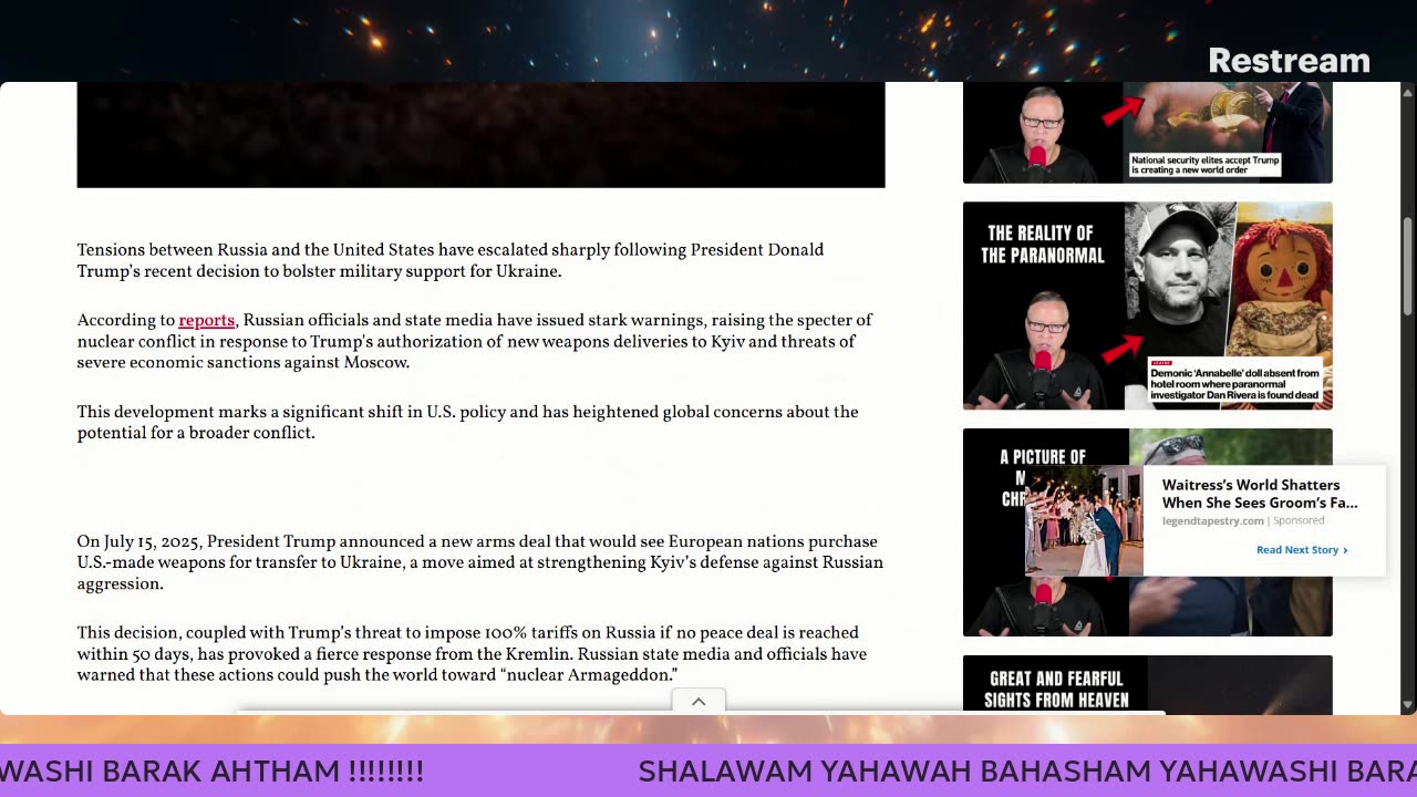 Prophecy Watch: The W.W.3. Report Update!!! #ENDTIMESIGNS