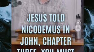 Spiritually dead or spiritually alive - there's no middle ground. You MUST be born again.