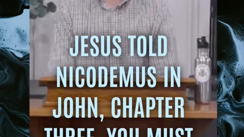 Spiritually dead or spiritually alive - there's no middle ground. You MUST be born again.