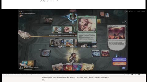 300,000 + Counters on Mossborn Hydra – No Loop "That I Saw"… Is This Player Cheating/A Bug or What?!