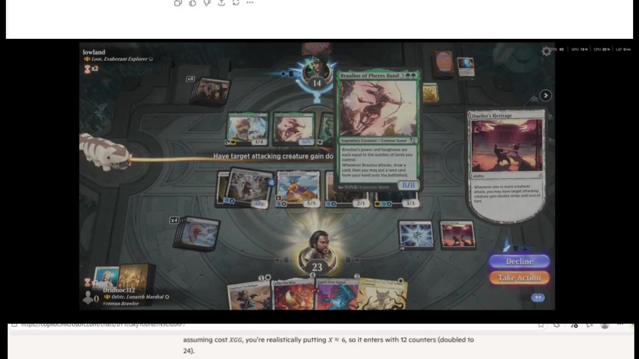 300,000 + Counters on Mossborn Hydra – No Loop "That I Saw"… Is This Player Cheating/A Bug or What?!